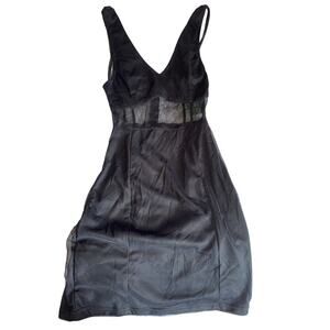 EMORY PARK black dress with mesh